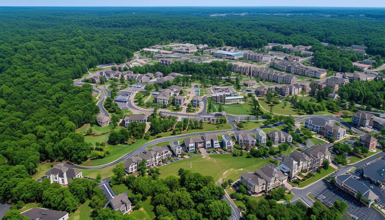 ballantyne, north carolina aerial view