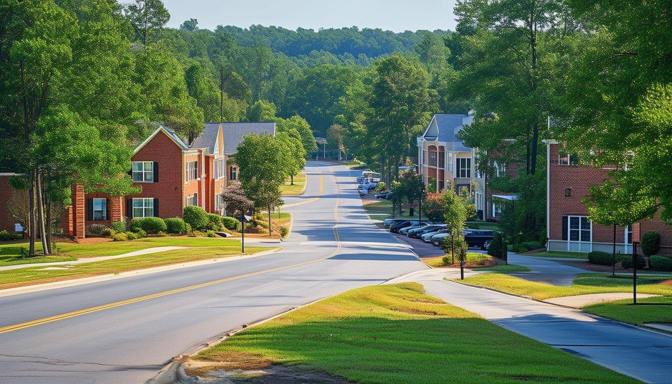 mint hill, north carolina suburb